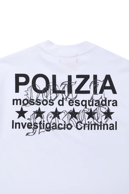 POLIZIA WHITE T-SHIRT