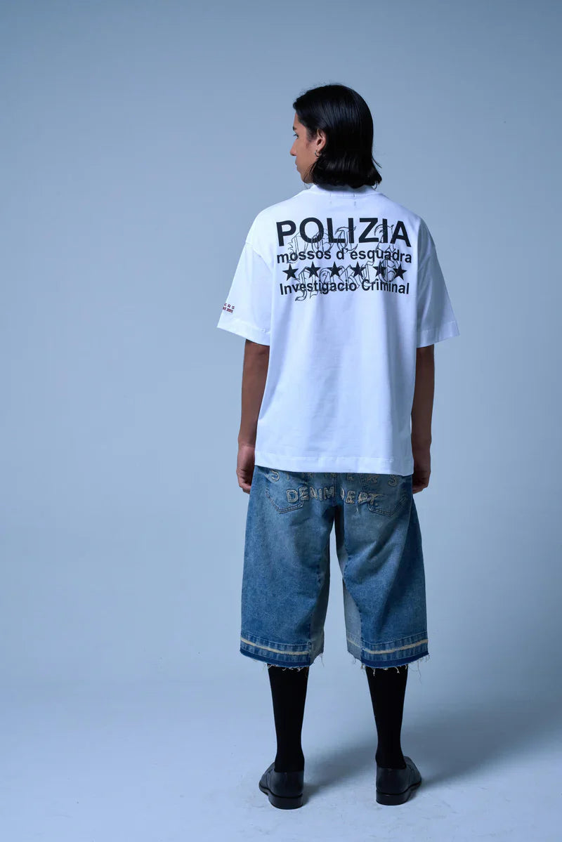 POLIZIA WHITE T-SHIRT