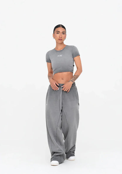 AUREA GREY CROP TOP