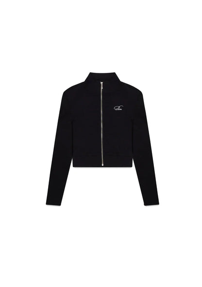 KNOCKOUT BLACK ZIP WOMAN JACKET