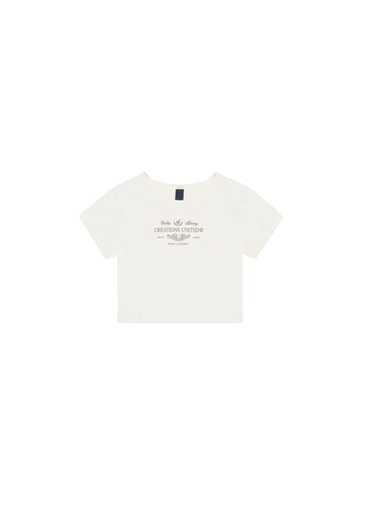 MONCLAIR CREAM BABY TEE