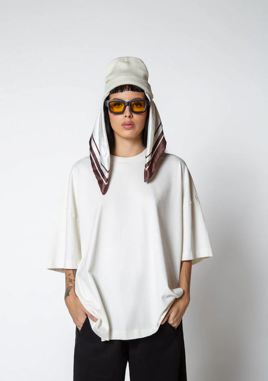 DOPAMINE CREAM BOXY T-SHIRT