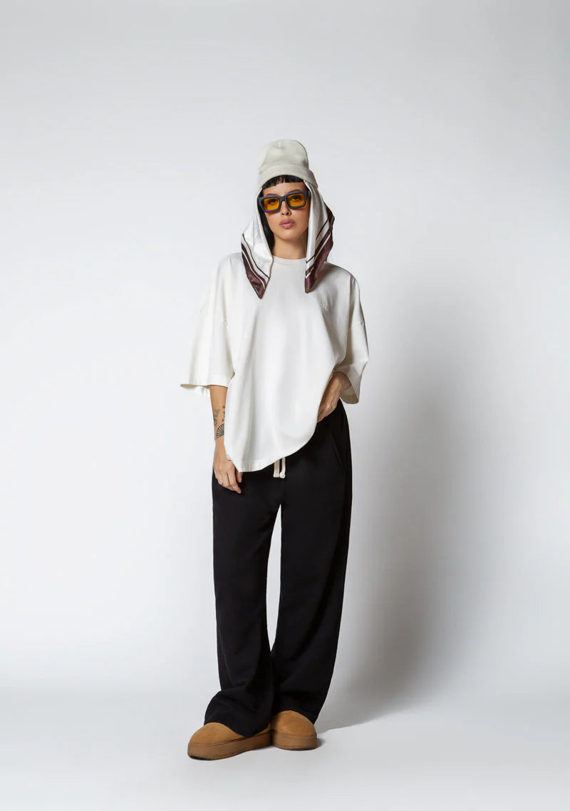 DOPAMINE CREAM BOXY T-SHIRT