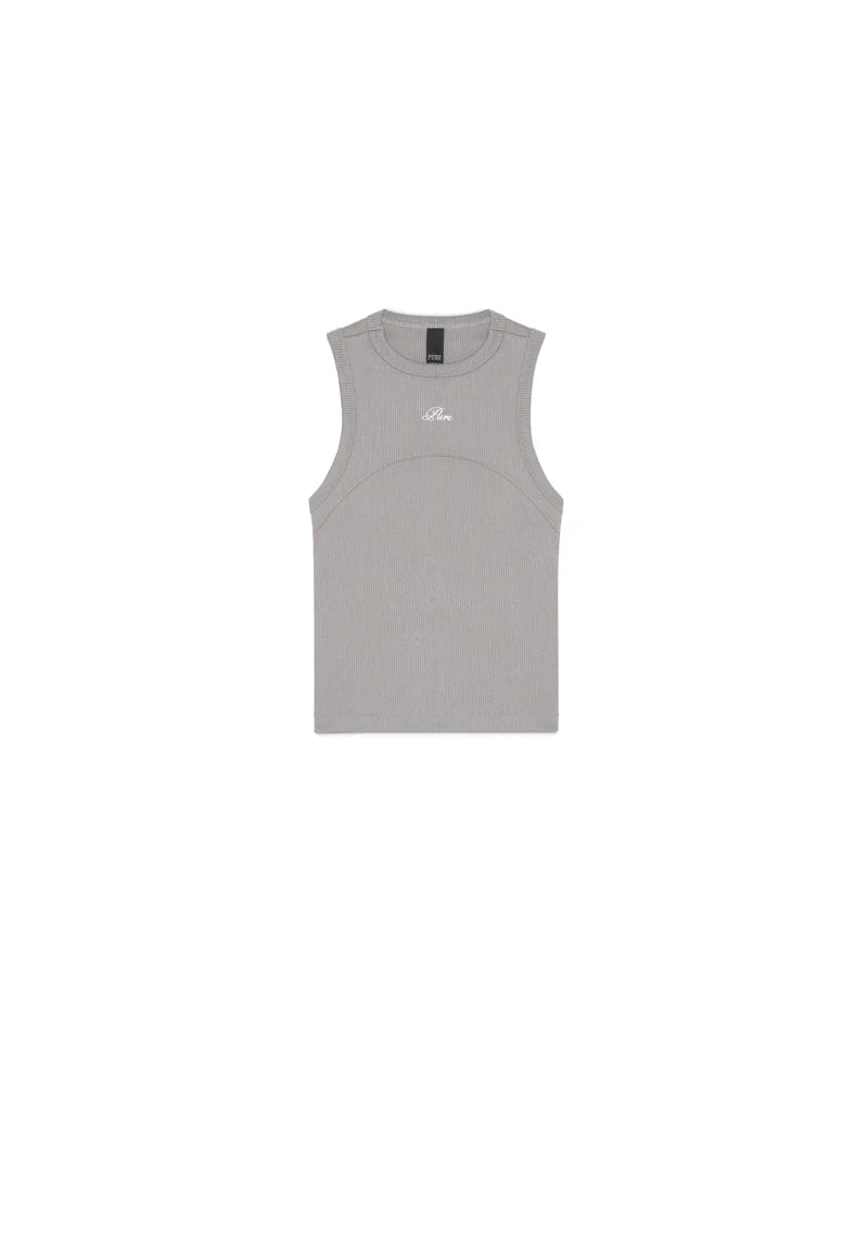 DOPAMINE GREY RIB TANK TOP