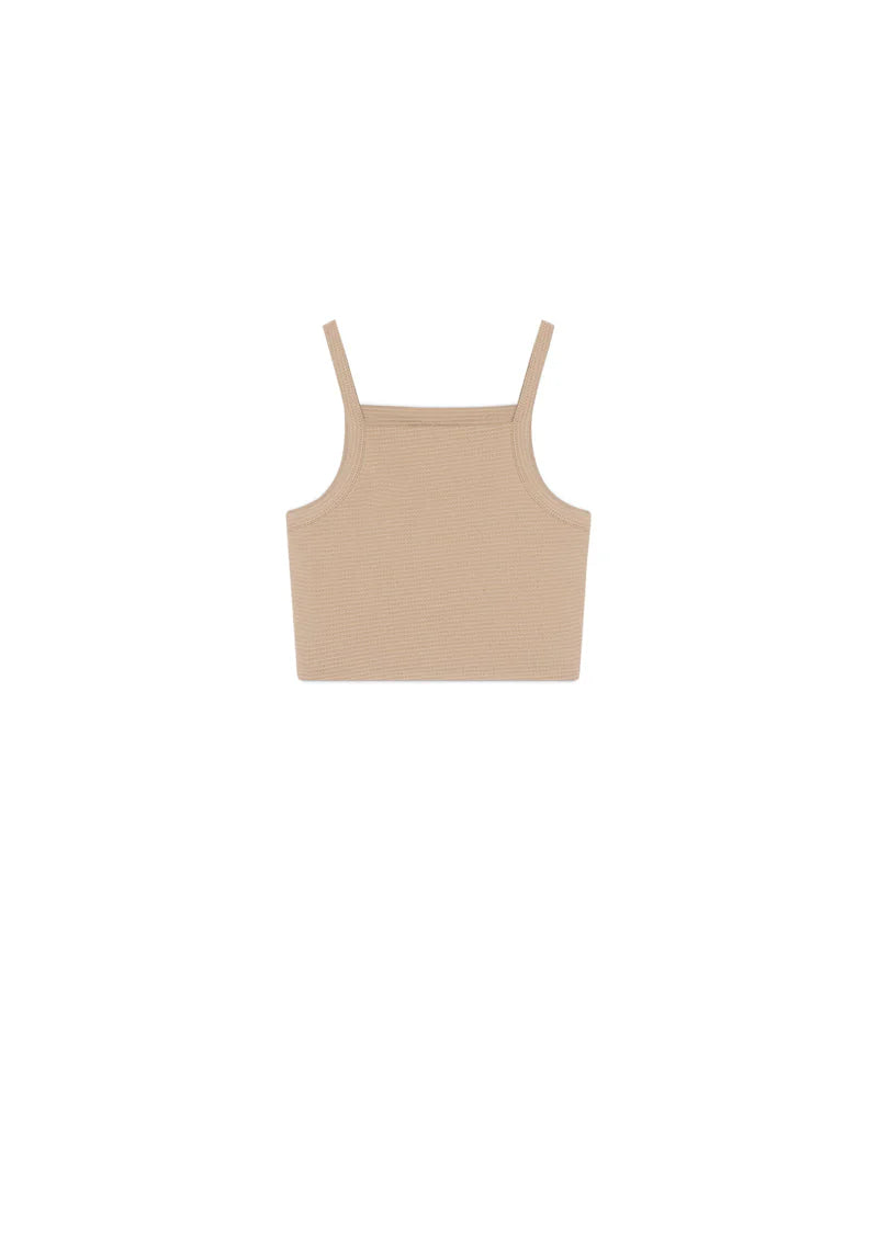 MONCLAIR BROWN CROP TOP