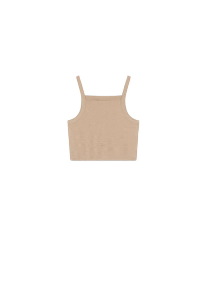 MONCLAIR BROWN CROP TOP
