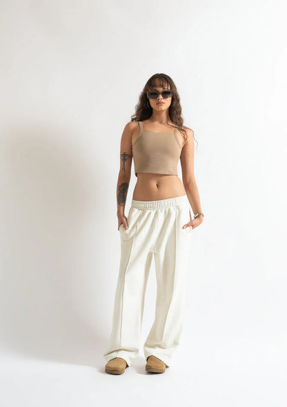 MONCLAIR BROWN CROP TOP