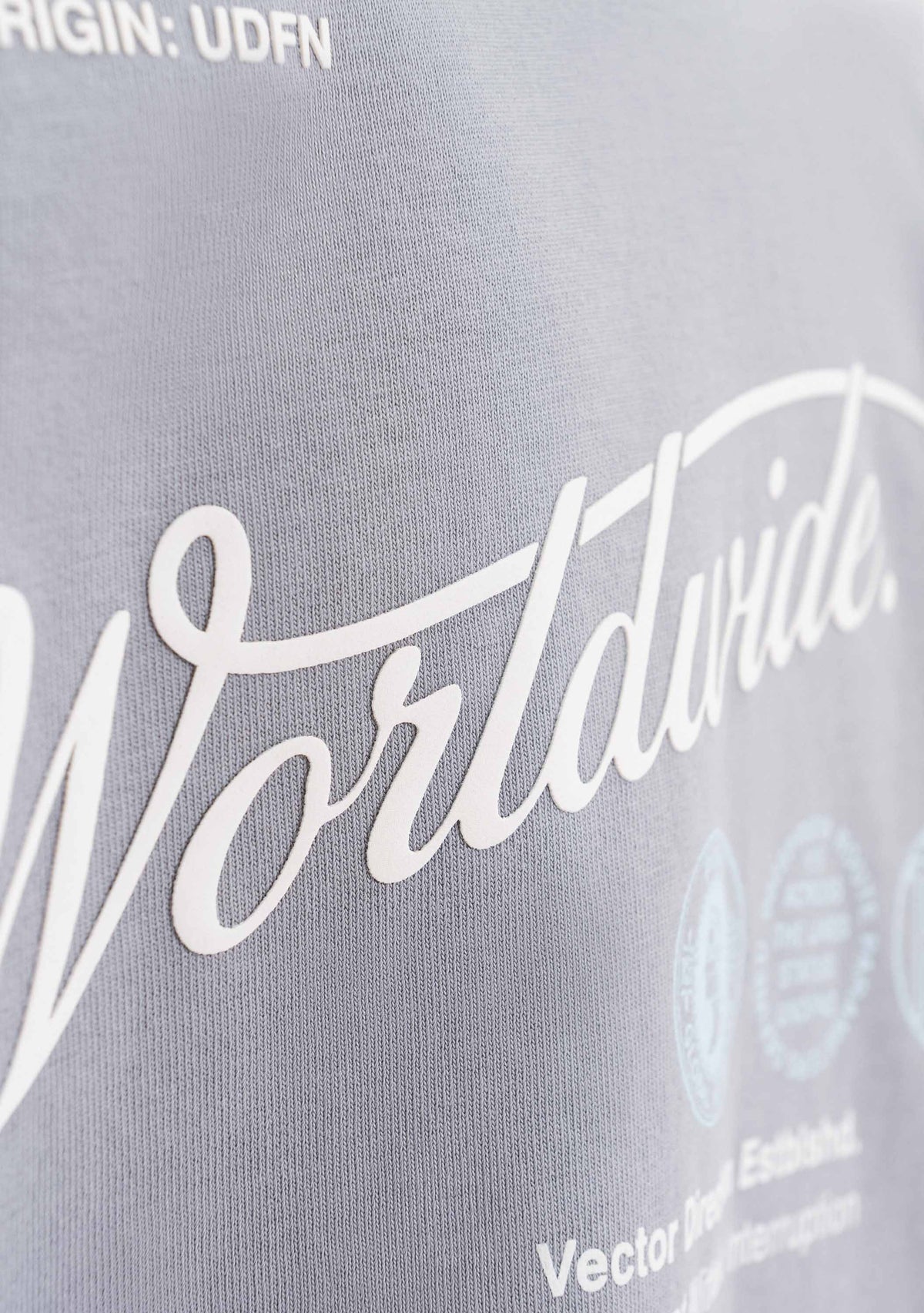 Across The Lines Grey Pure Worldwide T-Shirt