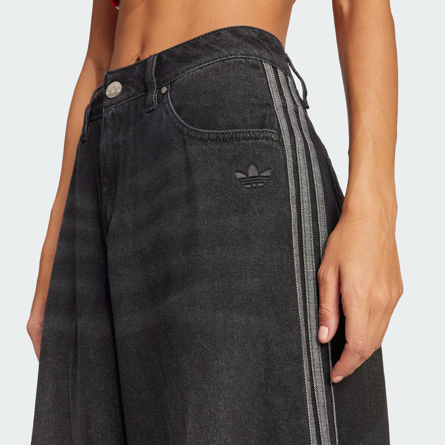 JV7453 DENIM WIDE PANT NEGRO