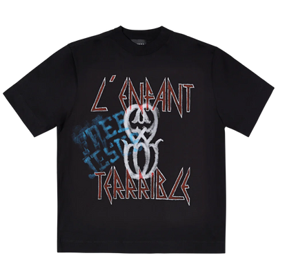 ENFANT MONOGRAM BLACK T-SHIRT