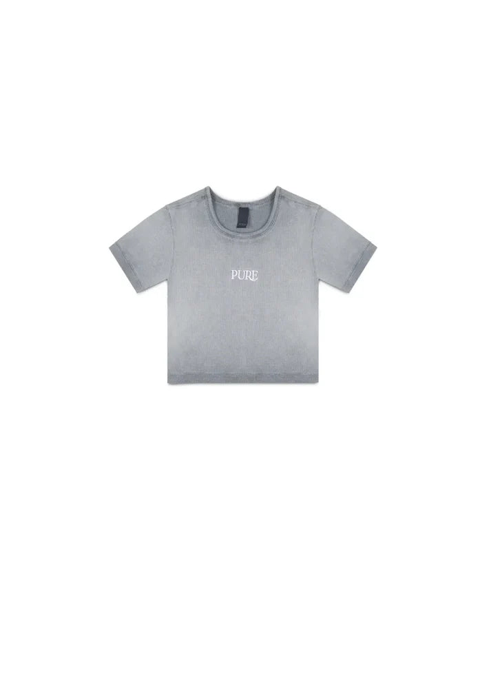 AUREA GREY CROP TOP