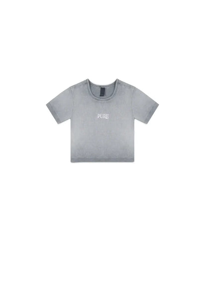 AUREA GREY CROP TOP