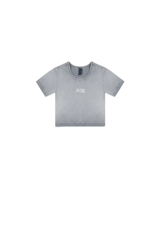 AUREA GREY CROP TOP
