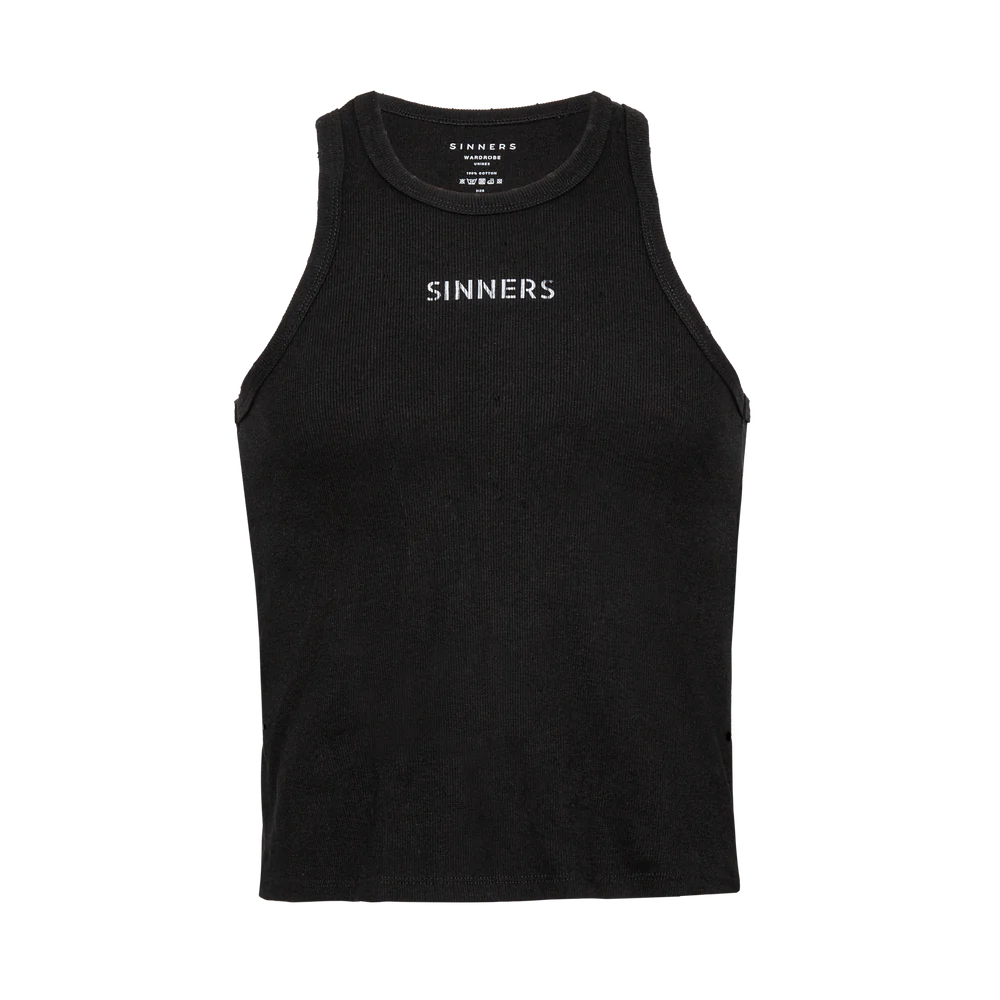 WARDROBE BLACK TANK TOP