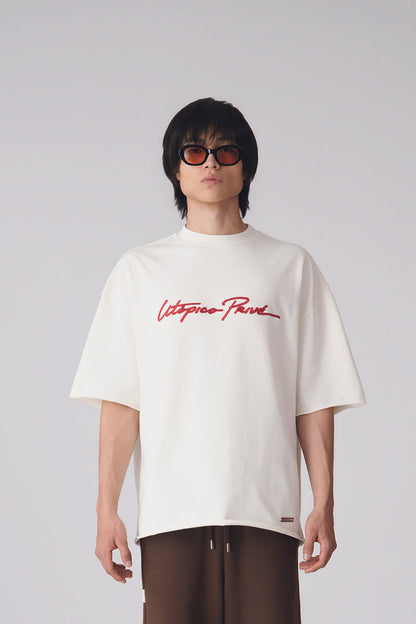 CAMISETA MARFIL - RELAXED FIT