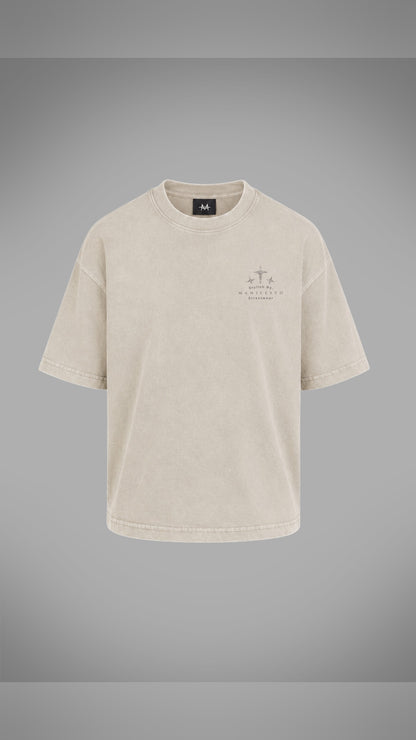 CAMISETA OVERSIZE CRUCETAS MOONBEAN FRAGMENTS