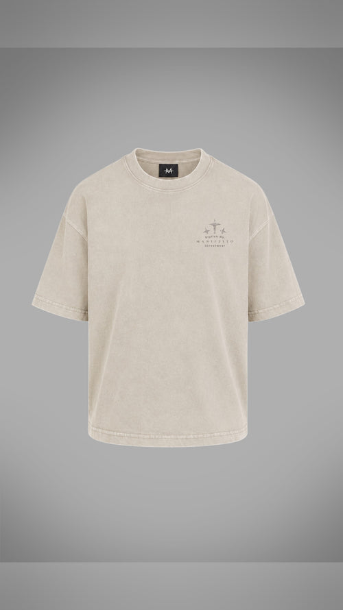 CAMISETA OVERSIZE CRUCETAS MOONBEAN FRAGMENTS