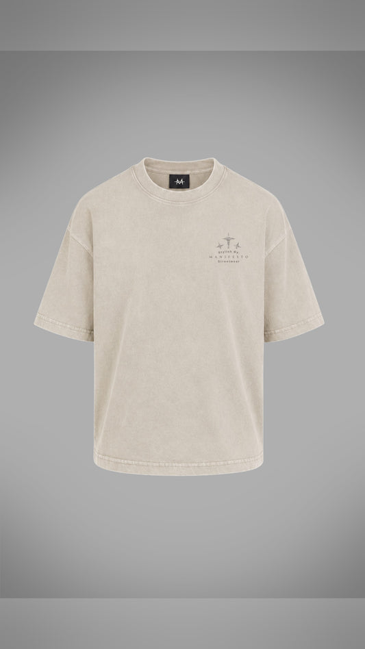 CAMISETA OVERSIZE CRUCETAS MOONBEAN FRAGMENTS