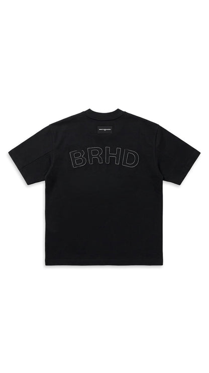 LETTERS OVERSIZED TEE BLACK