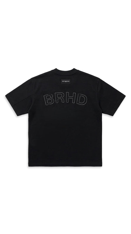 LETTERS OVERSIZED TEE BLACK
