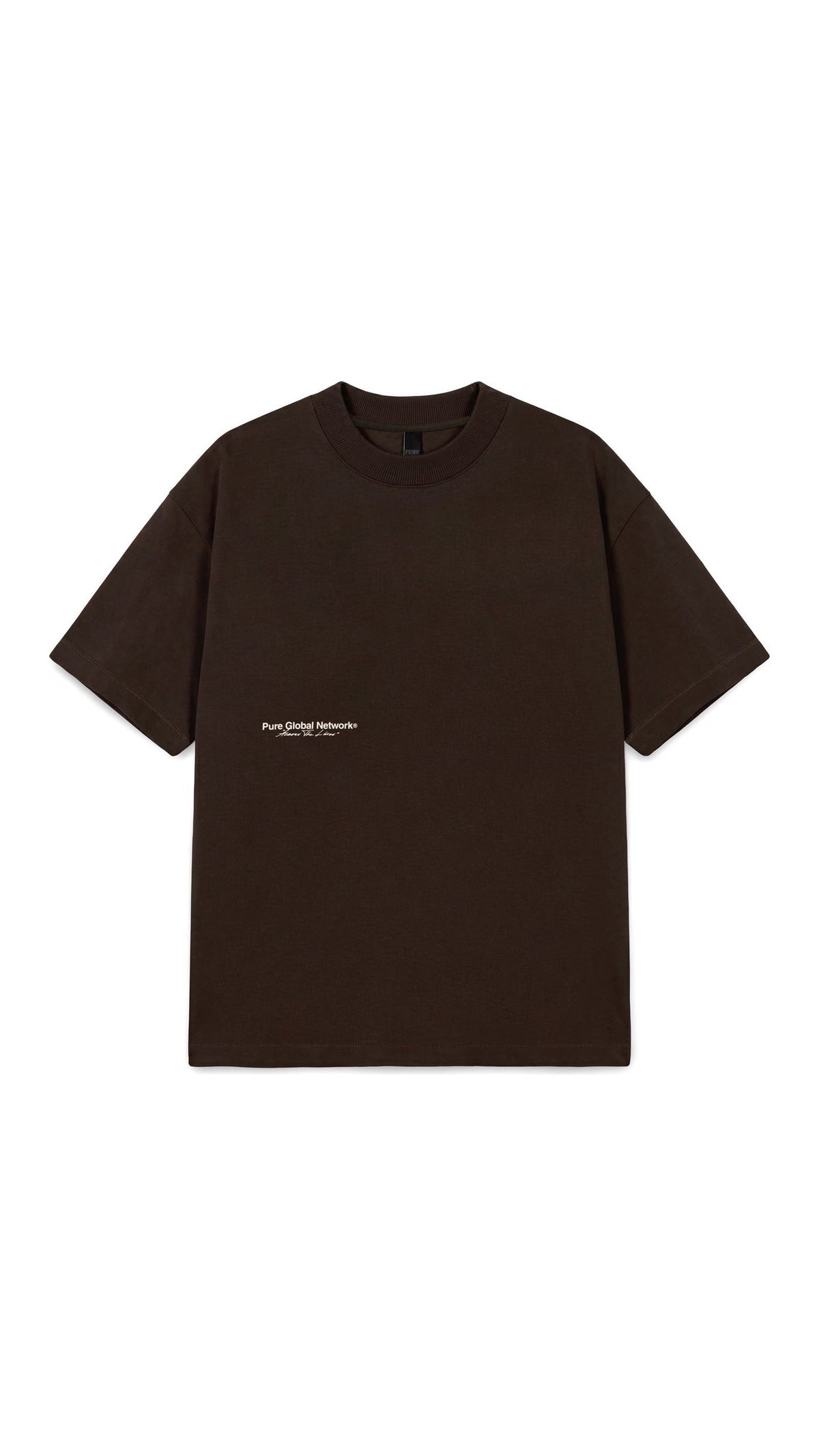 Across The Lines Brown T-Shirt