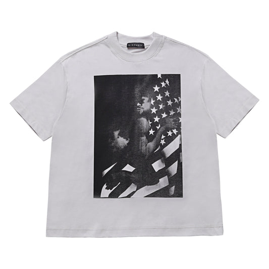 I <3 AMERICA GRAY T-SHIRT