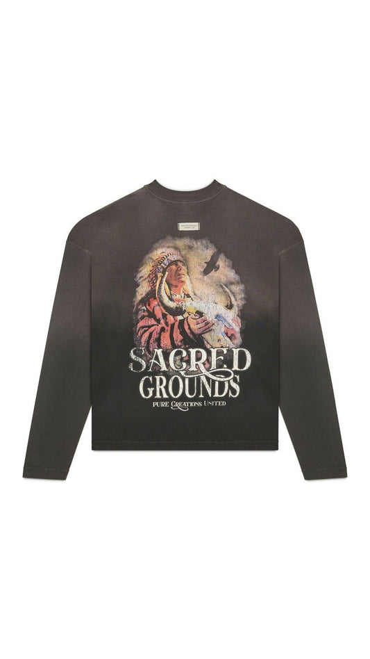 Before The West long sleeve black t-shirt