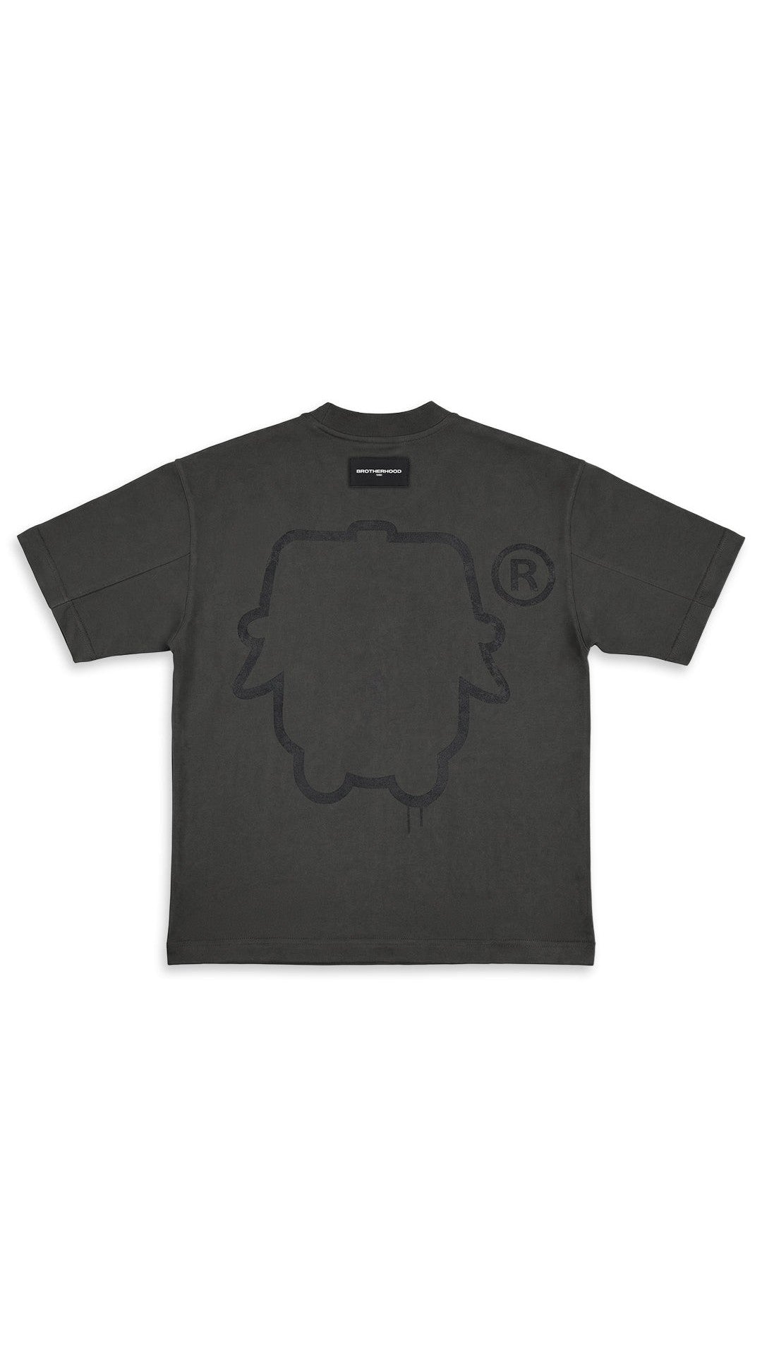 TAG GRAY OVERSIZED TEE