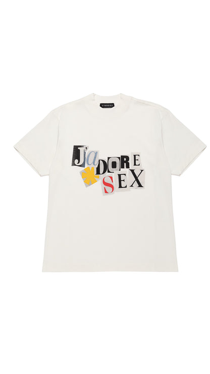 J'ADORE SEX CREME T-SHIRT