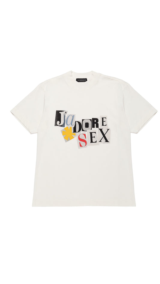 J'ADORE SEX CREME T-SHIRT