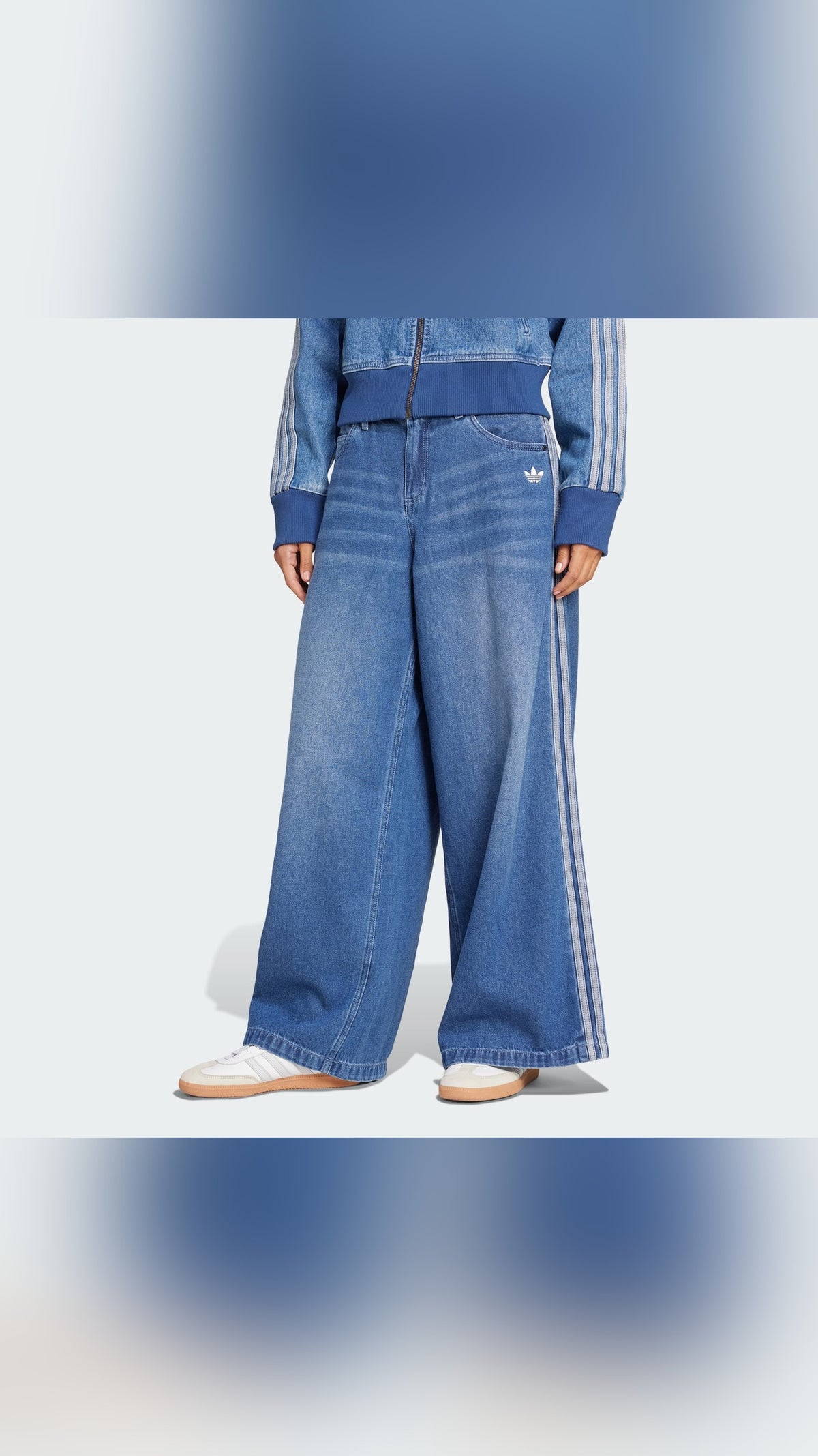 JV7454 DENIM WIDE PANT INDDNM 36