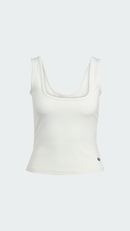 JW5988 TOP SIN MANGAS P ESS TANK TOP BLANUB