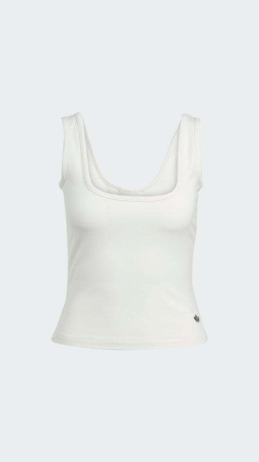 JW5988 TOP SIN MANGAS P ESS TANK TOP BLANUB
