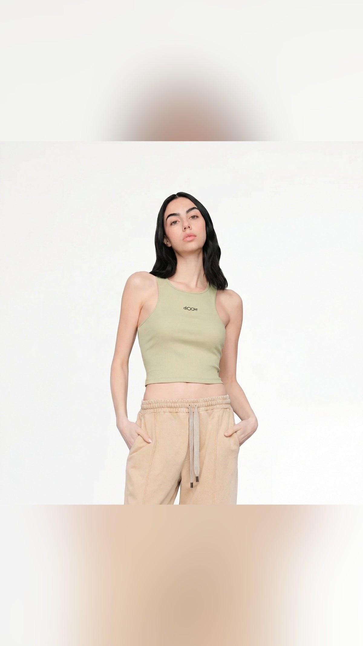 D TANK TOP OLIVE