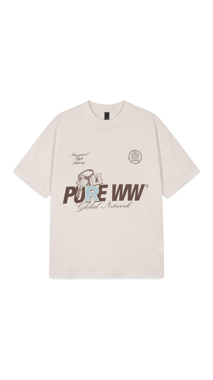 Across The Lines White Key T-Shirt