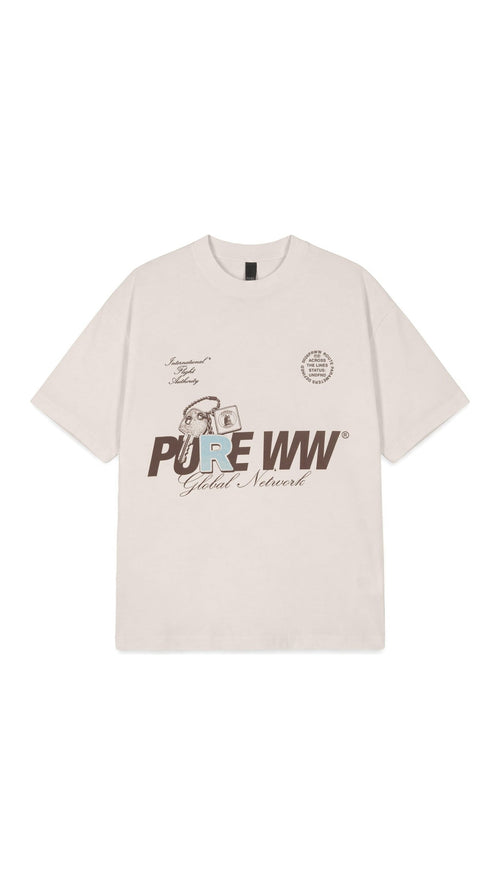 Across The Lines White Key T-Shirt
