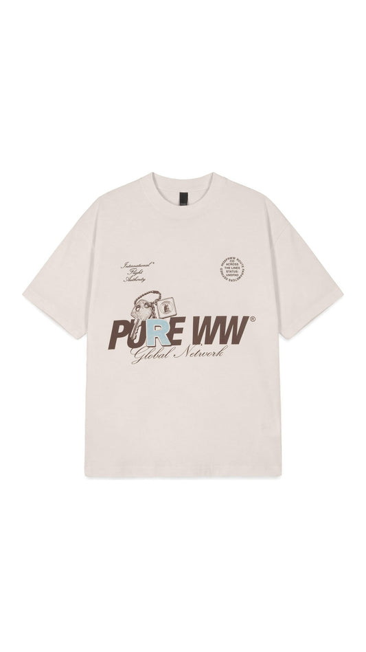 Across The Lines White Key T-Shirt