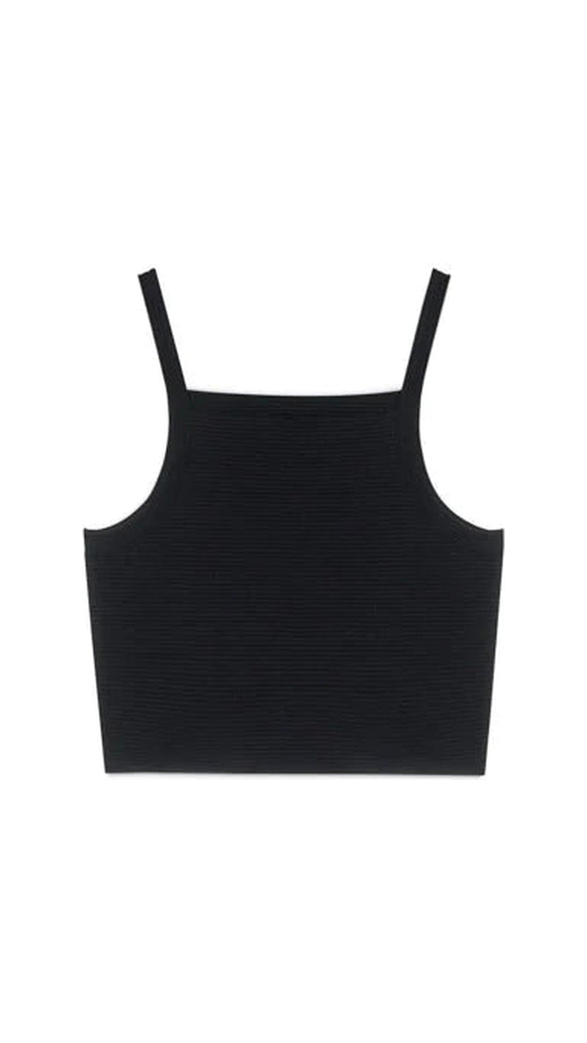 MONCLAIR BLACK CROP TOP