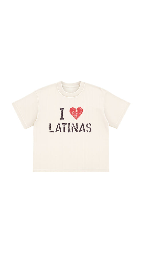MIXTAPE I <3 LATINAS WHITE T SHIRT