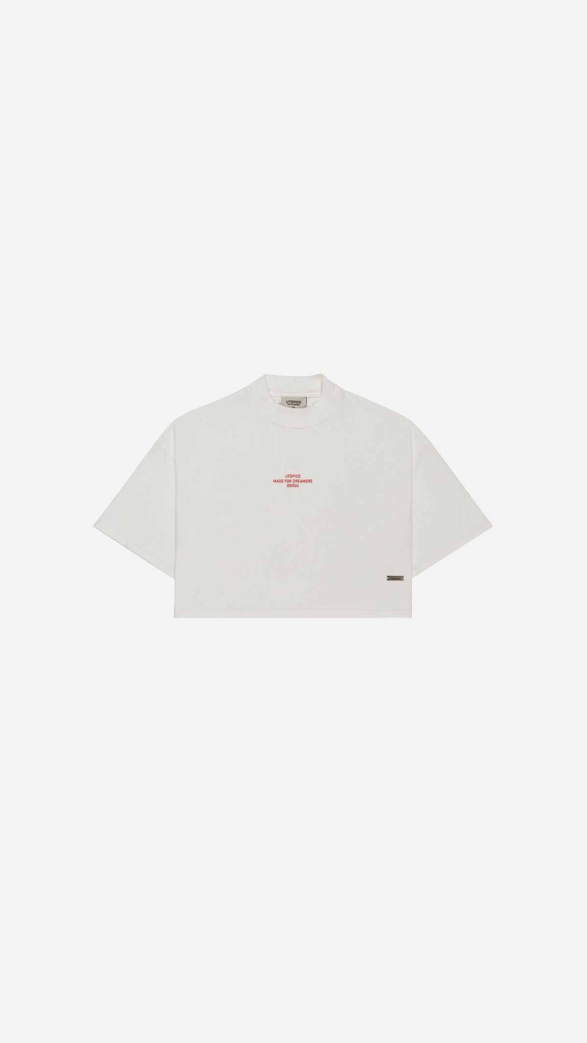 CAMISETA  CROPPED - MARFIL