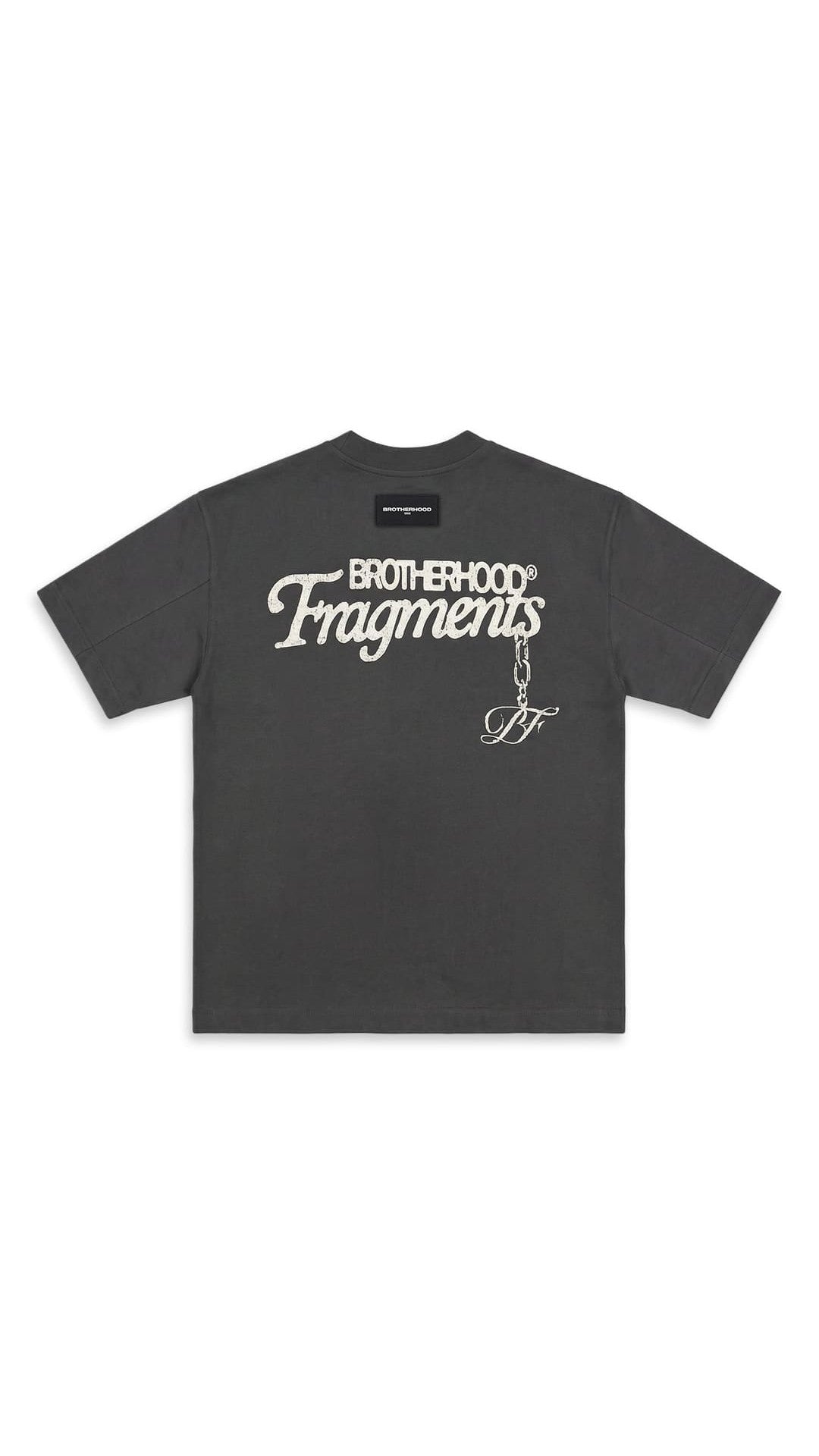 CHAIN OVERSIZED TEE GRAY