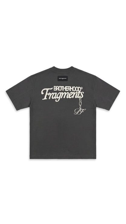 CHAIN OVERSIZED TEE GRAY
