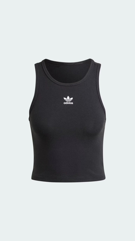 Adidas Ess Rib Tank T Negro
