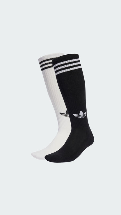 JV7413 3S KNEE S 2P BLANCO/NEGRO SOCKS