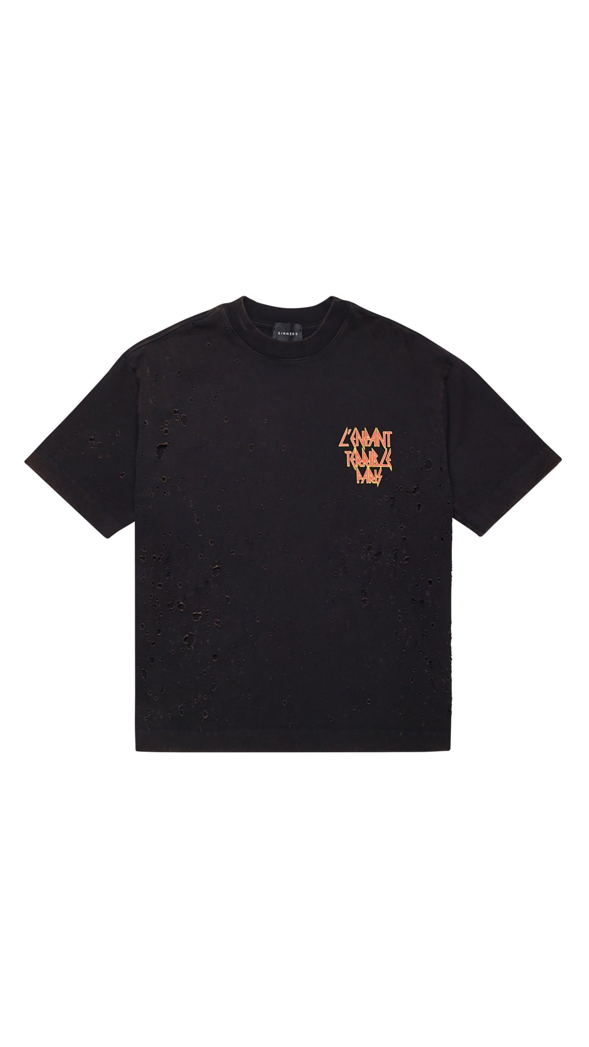 DEF SINNERS SHOTGUN BLACK T-SHIRT