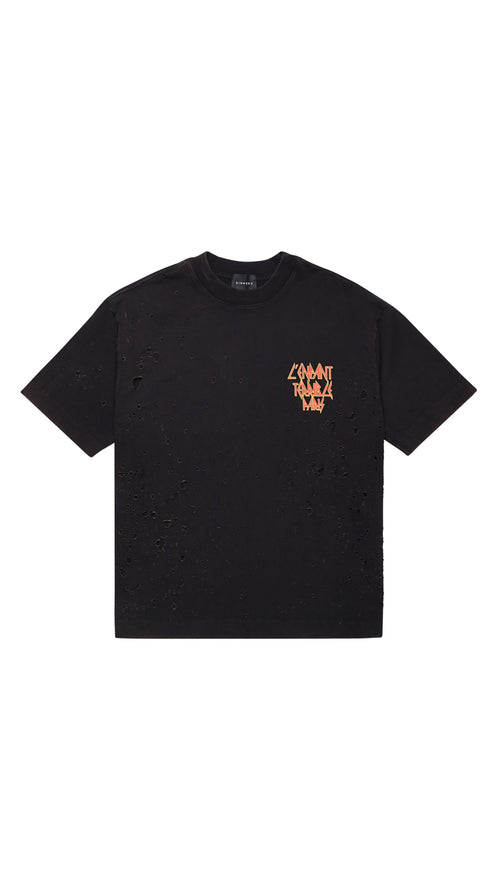 DEF SINNERS SHOTGUN BLACK T-SHIRT