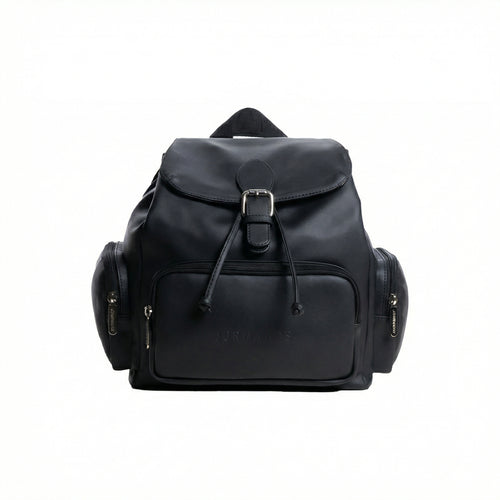 BLACK FLAP BACKPACK