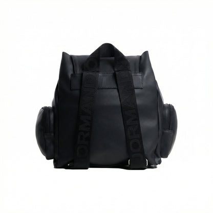 BLACK FLAP BACKPACK