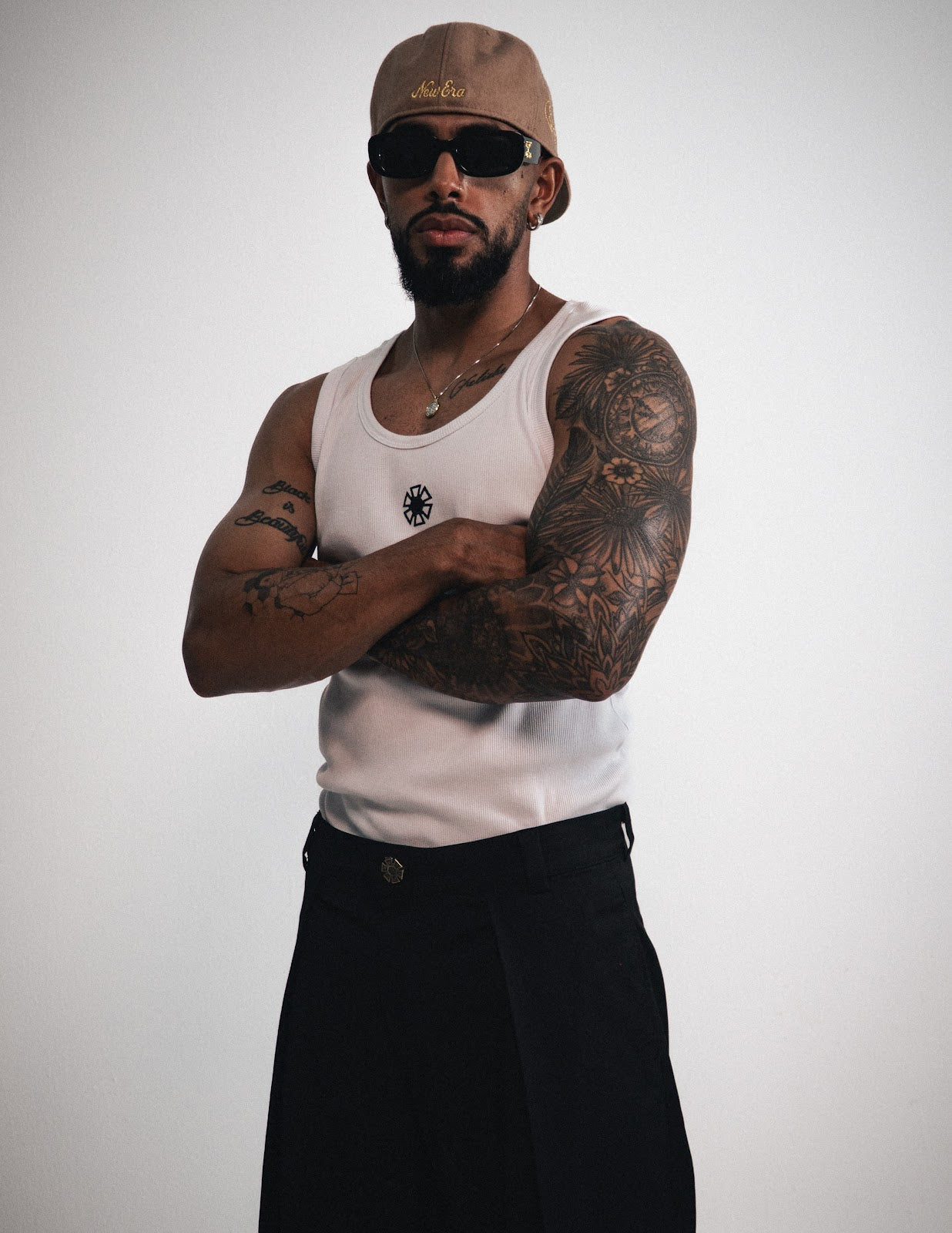 TANK TOP X 2 BLANCO NEGRO J BALVIN