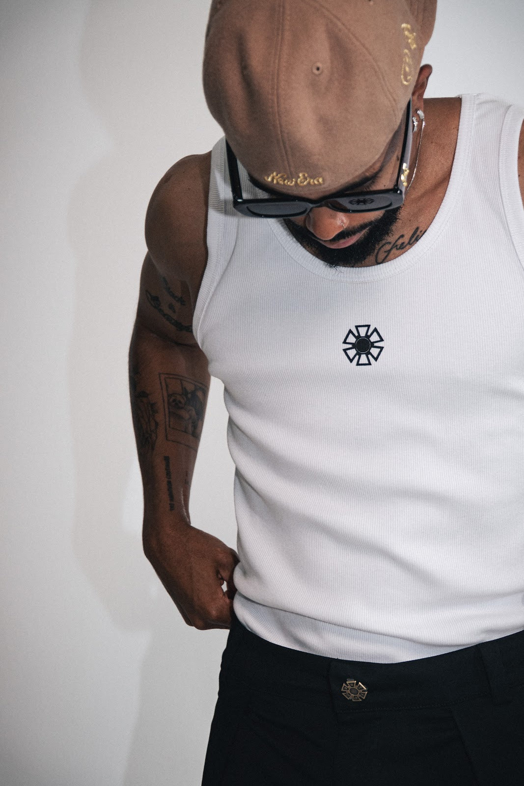 TANK TOP X 2 BLANCO NEGRO J BALVIN